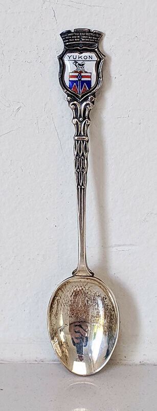 Vintage Silver Plated Souvenir Spoon - YUKON