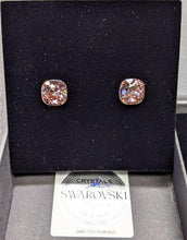 Load image into Gallery viewer, Crystals by SWAROVSKI Necklace &amp; Stud Earring Set - Pink Crystal - Beautiful
