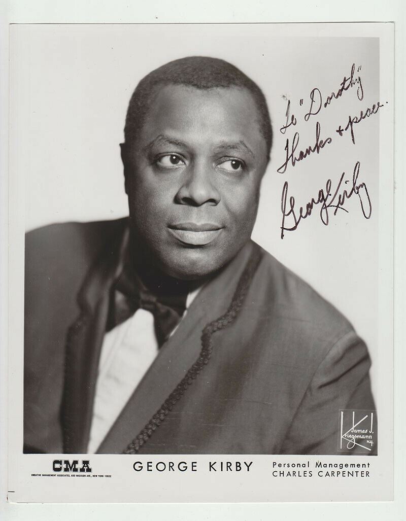 George Kirby Signed Photograph