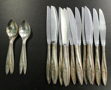 Load image into Gallery viewer, Vintage 28 Pc. Community Morning Rose Pattern Silver Plate Flatware Lot
