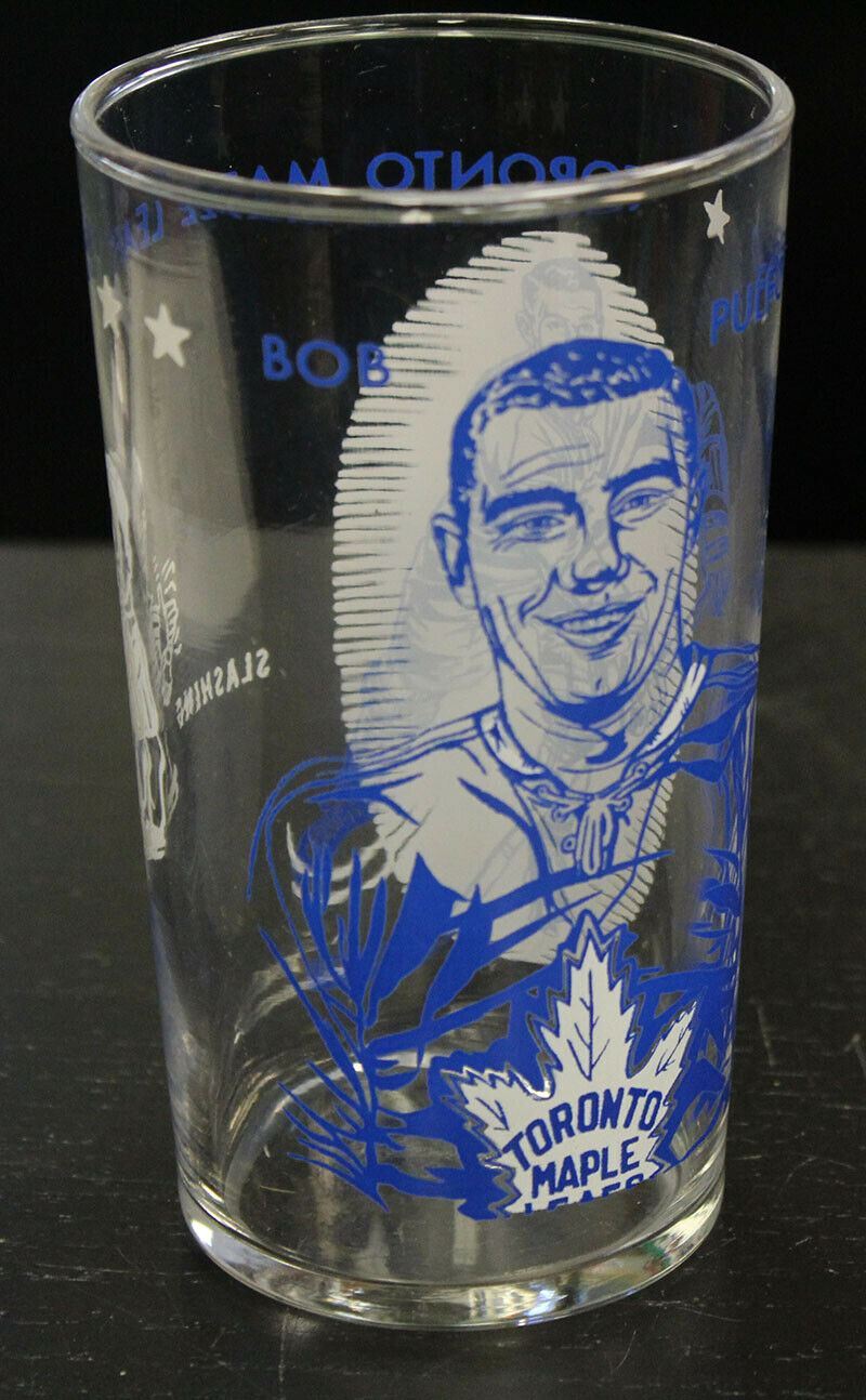 1960-61 York Peanut Butter Bob Pulford Toronto Maple Leafs Jusice Glass