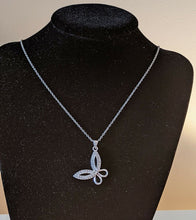 Load image into Gallery viewer, Sterling Silver Butterfly Fashion Necklace - 18&quot;
