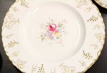 Load image into Gallery viewer, Royal Crown Derby Vine Pattern Demitasse Cups &amp; Saucers and Dinner Plate
