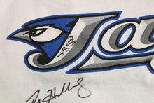 Load image into Gallery viewer, A Toronto Blue Jays Autographed Tee Signed by 2009 Roster w/ Halladay, Bautista
