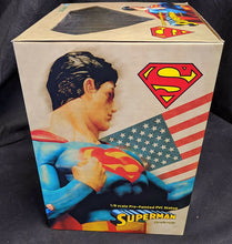 Load image into Gallery viewer, SUPERMAN Figurine - Americas Greatest - by Kotobukiya - Painted PVC - NIB

