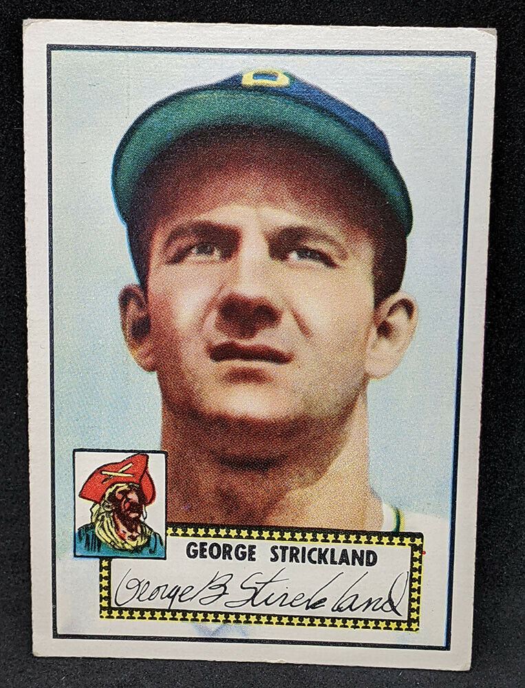 1952 TOPPS Baseball Card - #197 - George Strickland - VG+