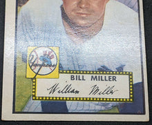 Load image into Gallery viewer, 1952 TOPPS Baseball Card - #403 - William Paul Miller - VG - VG+
