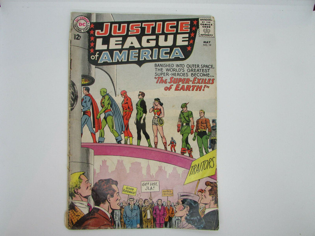 JUSTICE LEAGUE OF AMERICA  COMICS NO. 19   MAY 1963  DC COMICS