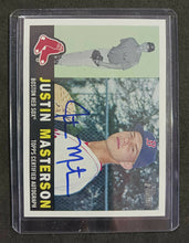 Load image into Gallery viewer, 2009 Topps Heritage Blue Ink Autograph #ROA-JM JUSTIN MASTERSON
