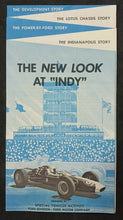 Load image into Gallery viewer, 1963 Ford Lotus Indy Indianapolis 500 Pamphlet
