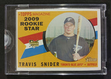 Load image into Gallery viewer, 2009 Topps Heritage Travis Snider #148 Toronto Blue Jays No Back COA 1/1
