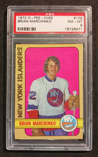 Load image into Gallery viewer, 1972 O-Pee-Chee Brian Marchinko #179 PSA NM-MT 8, 18726471
