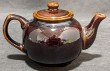 Load image into Gallery viewer, Vintage Brown Betty Glazed Teapot - Made in Taiwan
