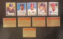 Load image into Gallery viewer, 2001 Topps Heritage Baseball Card Set NM #1-407 Red Backs and #1-80 Black Backs
