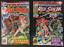 Load image into Gallery viewer, 1976 Marvel Comics Red Sonja Lot of 16 comics US Newsstand
