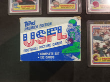 Load image into Gallery viewer, 1984 Topps USFL Football Complete Set 132 Cards Premier Edition
