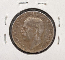 Load image into Gallery viewer, 1937 Italy 5 Centesimi Coin
