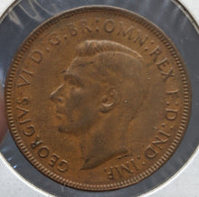 Load image into Gallery viewer, 1942 Australia One Penny Coin
