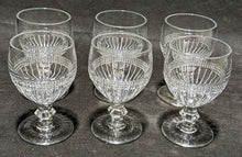 Load image into Gallery viewer, 6 Pressed Glass Water Goblets
