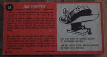 Load image into Gallery viewer, 1964 Topps Jim Pappin #64 Hockey Card, Tall Boy, VG-EX
