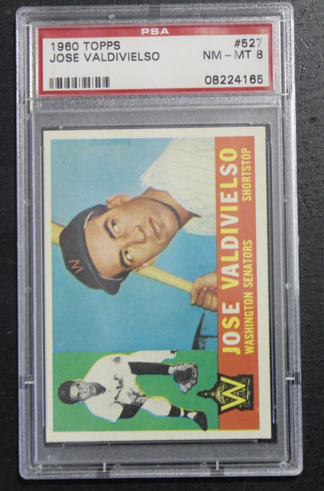 1960 Topps Jose Valdivielso #527 NM-MT 8 Baseball Card