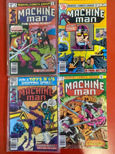 Load image into Gallery viewer, 1977 Marvel Comics Machine Man Issue 1,2,3,4,5,7,9,10,12,11,13,14,15,16,17,18.
