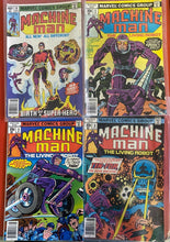 Load image into Gallery viewer, 1977 Marvel Comics Machine Man Issue 1,2,3,4,5,7,9,10,12,11,13,14,15,16,17,18.
