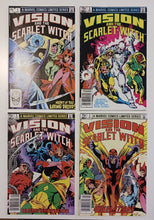 Load image into Gallery viewer, 1982-83 Marvel Comics Vision and the Scarlet Witch #1,2,3 and 4 Lot Newsstand
