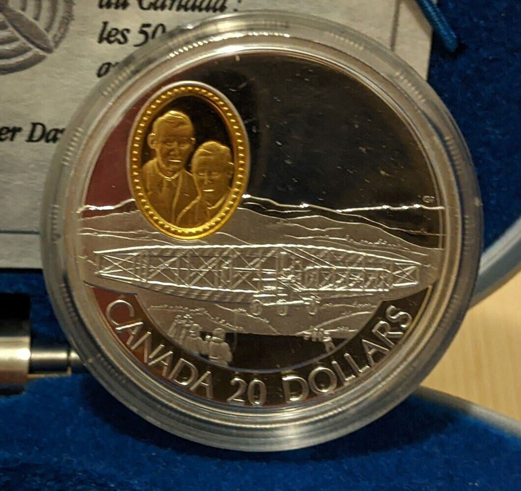 1991 Canada .925 Sterling Silver $20 Coin - The Silver Dart