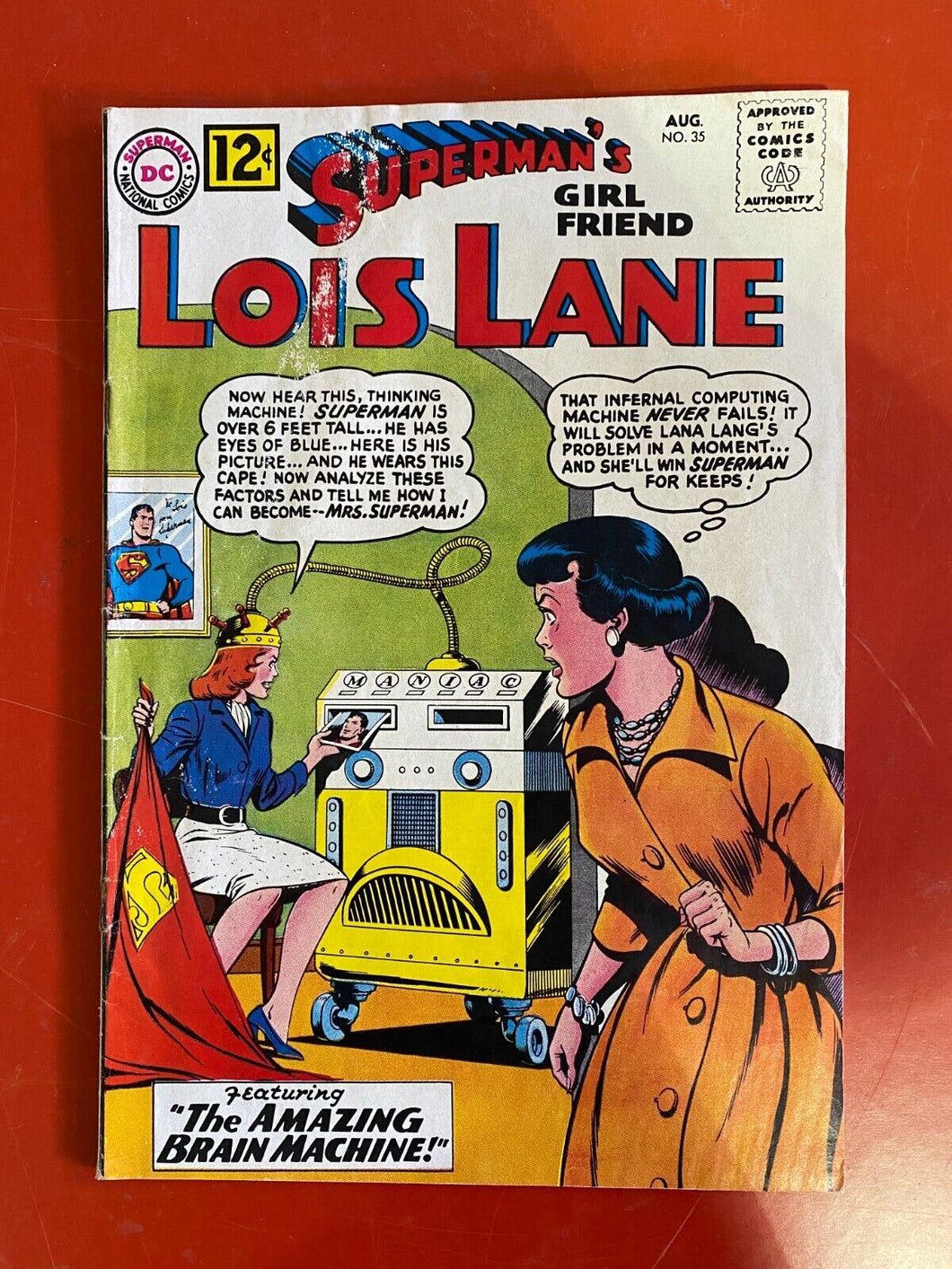 1962 DC Comics Superman's Girlfriend Lois Lane Issue 35