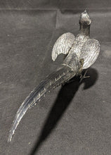 Load image into Gallery viewer, Vintage Silverplated Pheasant Figurine With Articulated Wings
