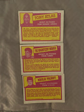 Load image into Gallery viewer, WWF O Pee Chee Cards #1 Volkoff, #2 Muraco, #Atlas #3 1985
