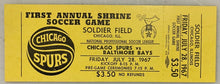 Load image into Gallery viewer, 1967 Shrine Soccer Game Ticket Proof Chicago Spurs Soldier Field

