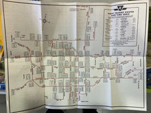 Load image into Gallery viewer, 1960 TTC Toronto Night Transit Time Table And Map
