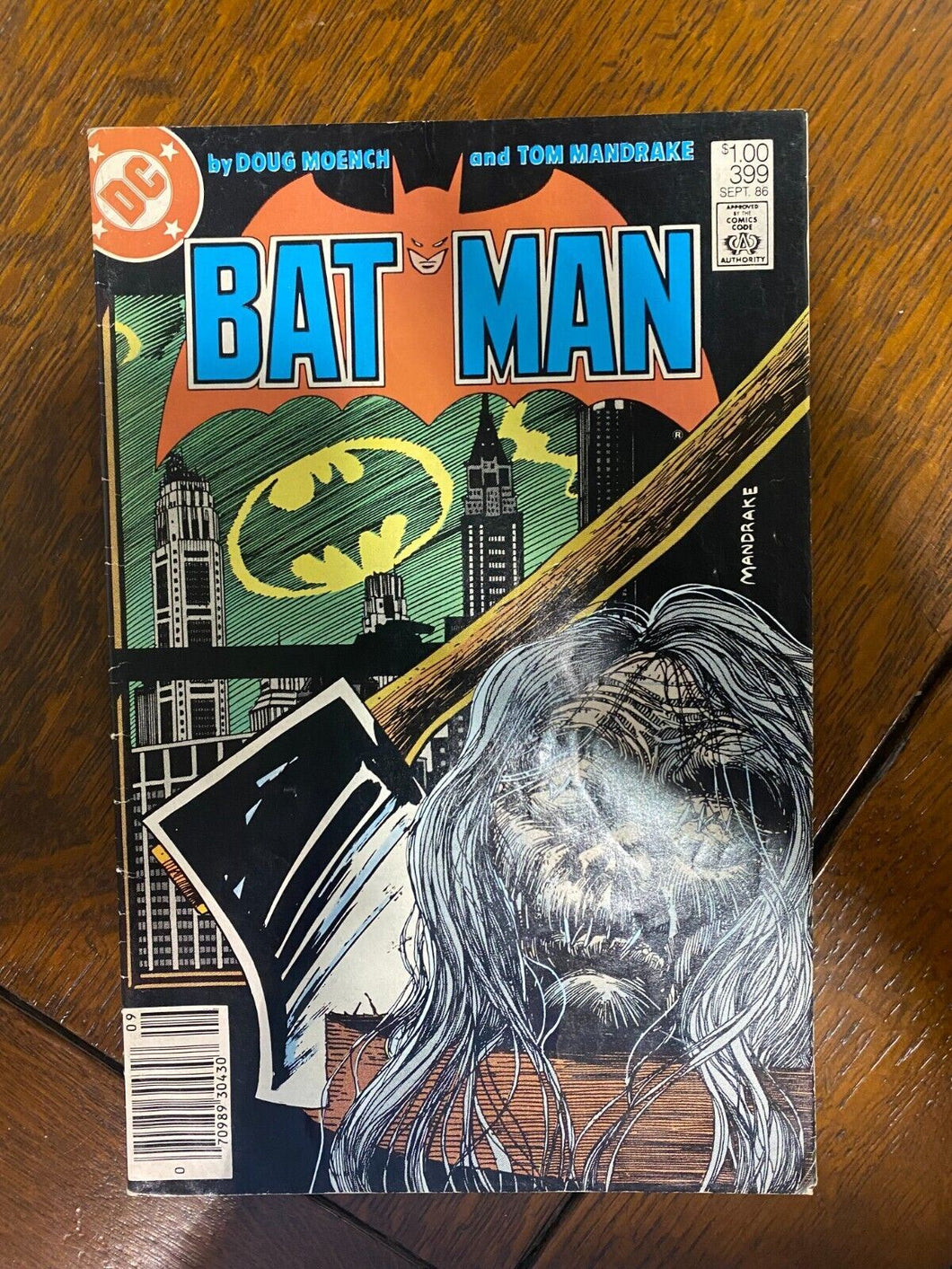 1986 DC Comics Batman Issue 399 Canadian Price Variant