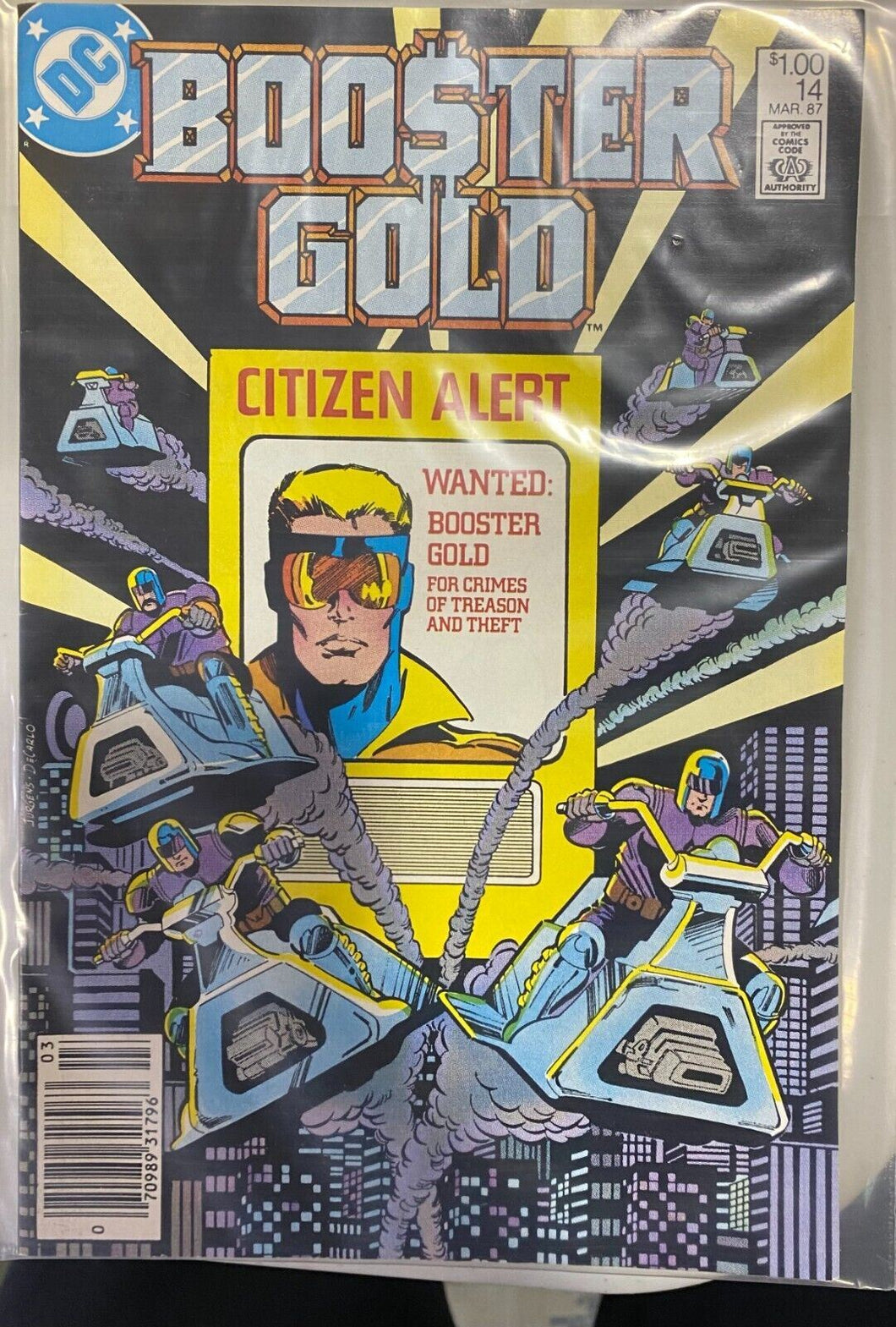 1987 DC Comics Booster Gold Issue 14