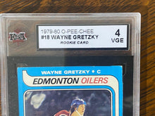 Load image into Gallery viewer, 1979-80 O-PEE-CHEE Wayne Gretzky #18 KSA 4 VGE 20818314

