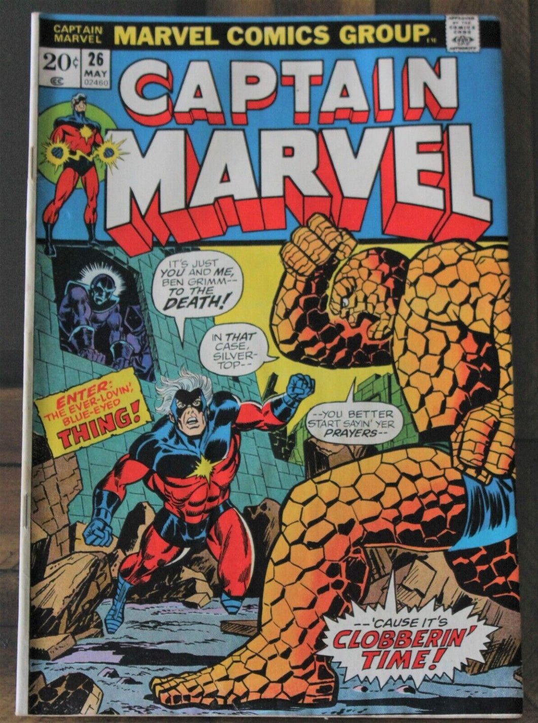 Captain Marvel (1968 1st Series Marvel) #26, 1st Appearance of Death w/ Thanos