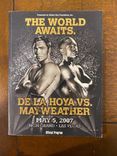 Load image into Gallery viewer, 2007 May 5th The World Awaits De La Hoya VS Mayweather Official Program
