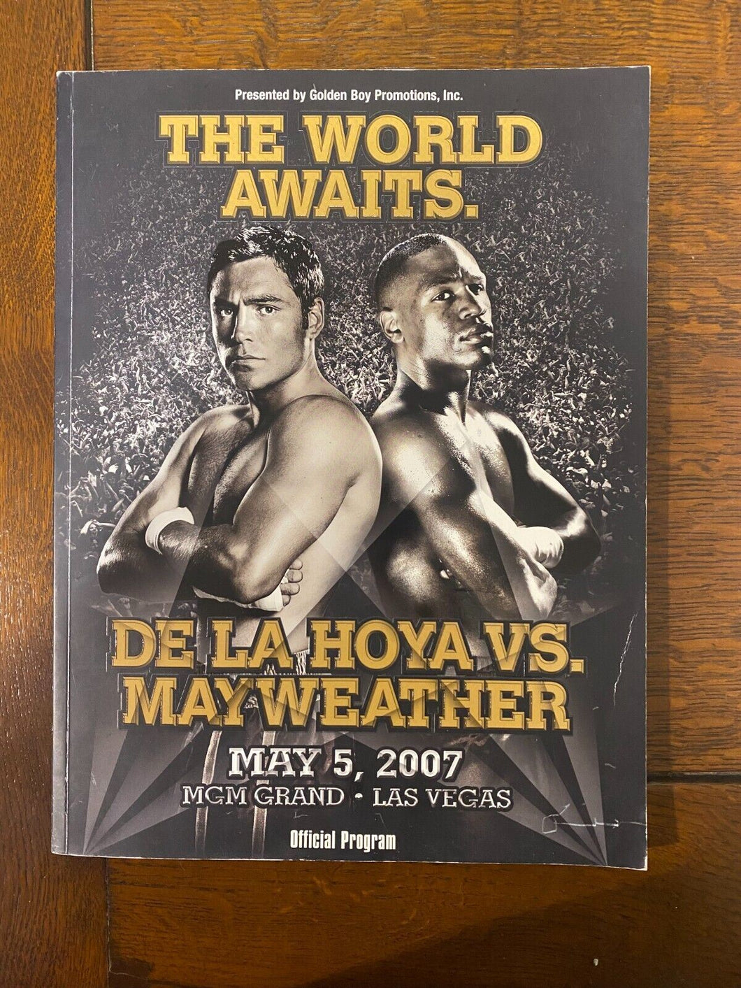 2007 May 5th The World Awaits De La Hoya VS Mayweather Official Program
