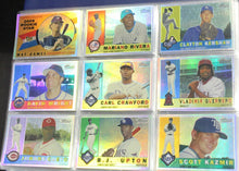 Load image into Gallery viewer, 2009 Topps Heritage Chrome Holo Refractor /560 Baseball Cards Near Set 199/200
