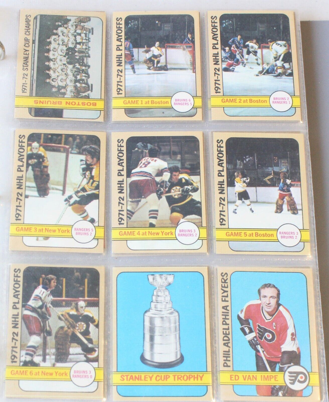 1972-73 Topps Hockey Card Set 176/176, MINT