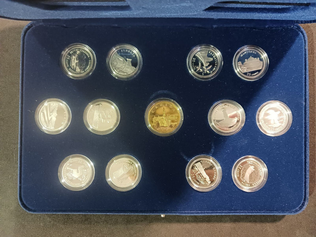 1992 SPECIAL EDITION PROOF STERLING SILVER SET - 125TH ANNIVERSARY