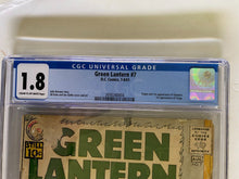 Load image into Gallery viewer, 1961 DC Comics Green Lantern Vol 2 Issue 7 1.8 CGC Universal Graded
