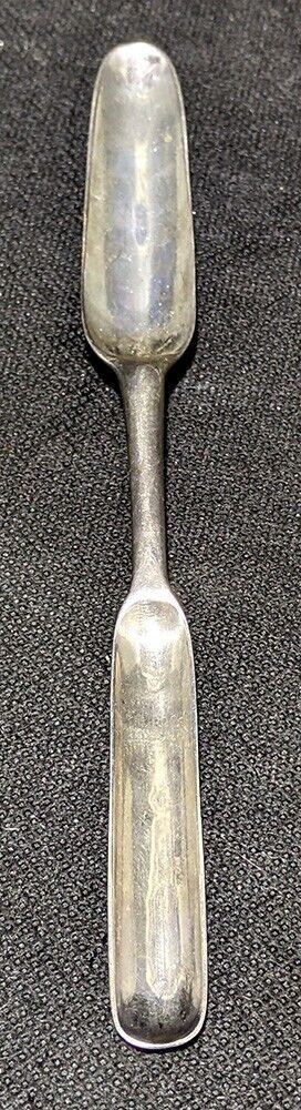 1737 George II Sterling Silver Marrow Scoop Spoon -- J. Wilkes Maker