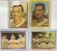 Load image into Gallery viewer, 2011 Topps Heritage 50th Anniversary 1962 Buybacks Lot #1 (3 Cards)
