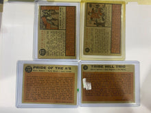 Load image into Gallery viewer, 2011 Topps Heritage 50th Anniversary 1962 Buybacks Lot #1 (3 Cards)
