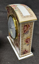 Load image into Gallery viewer, Royal Doulton Bone China Desk Clock - DARJEELING - H 5247
