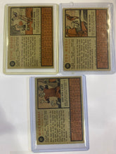 Load image into Gallery viewer, 2011 Topps Heritage 50th Anniversary 1962 Buybacks Detroit Tigers lot 3 cards
