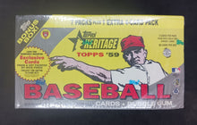 Load image into Gallery viewer, 2008 Topps Heritage &#39;59 Baseball Cards Hobby High#s 7+1 Extra Packs Box (Sealed)
